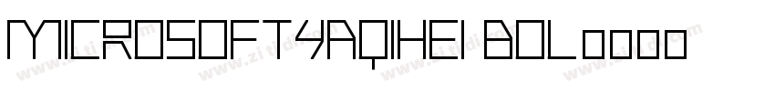 MicrosoftYaqiHei Bol字体转换